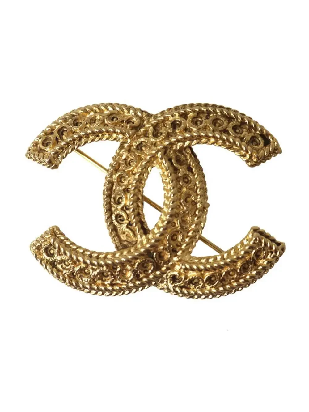 Chanel Cc Logo Brooch Metal #229064C92B